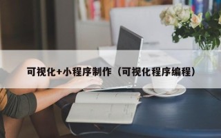 利津可视化+小程序制作（可视化程序编程）